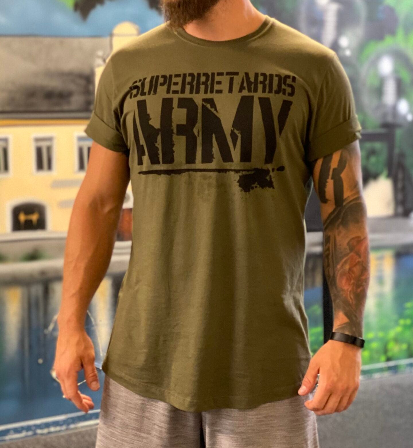 SR Tee “Army of Retards” – Military green