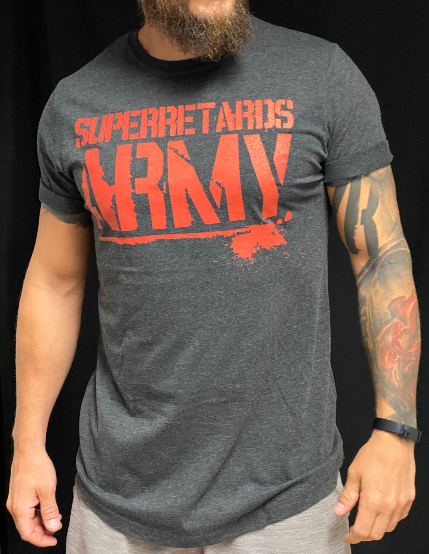 SR Tee “Army of Retards” – Gray