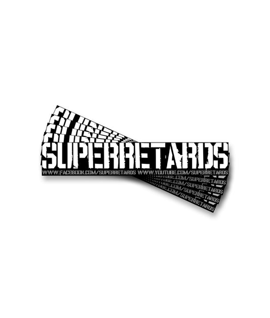 Superretards Stickers – Text 1pc