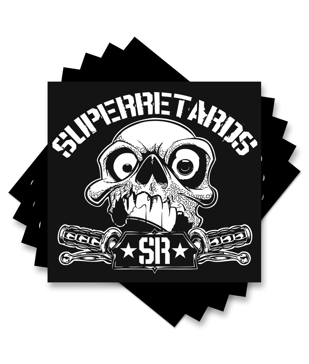 Superretards Stickers – Skull 1pcs